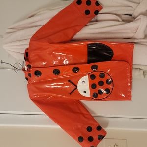 Adorable Lady Bug toddler rain coat